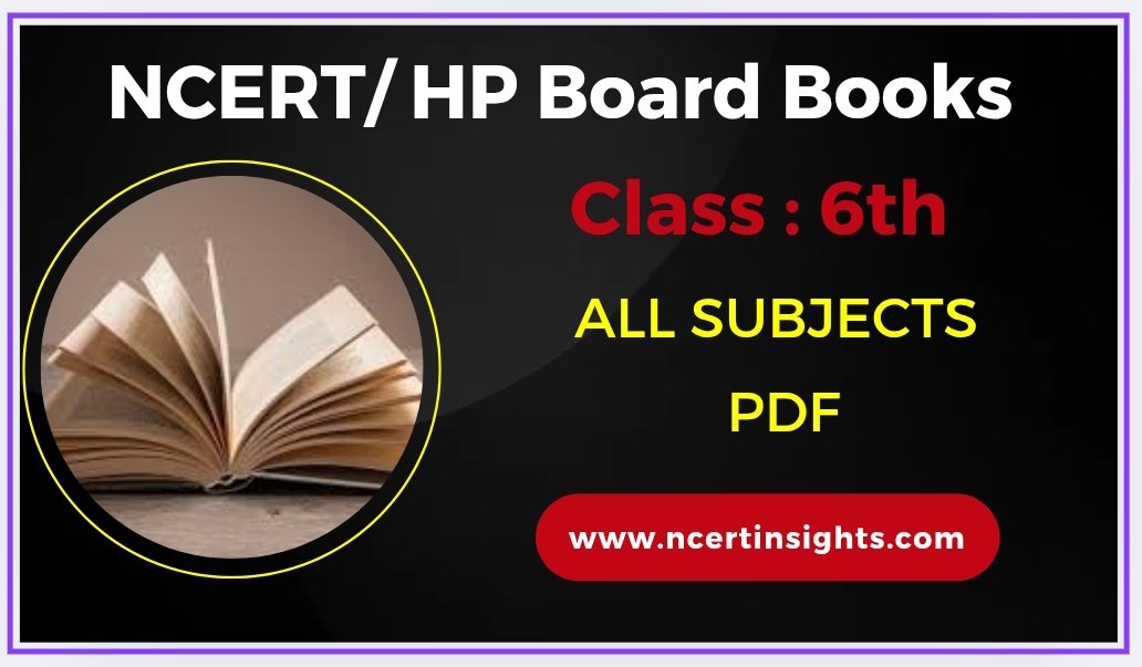 NCERT/HP Board Class 6th All Subjects Books Pdf